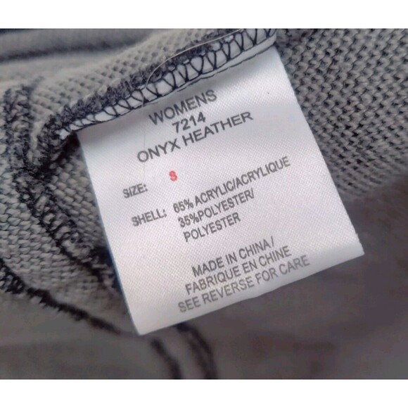 Woolrich Onyx Heather Gray Warm Winter Vest Womens Size Small S Sleeveless 7214 - Picture 6 of 13